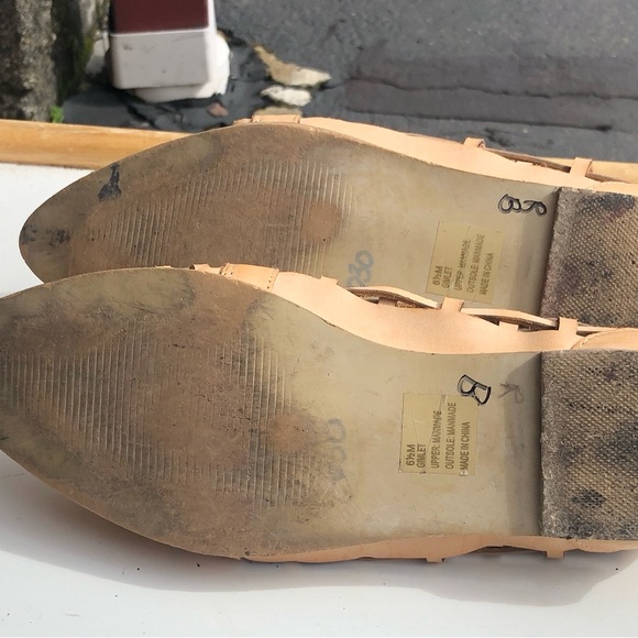 Coconuts by Matisse Gimlet Woven Oxfords shoes lace up beige boho Size 6.5M - Picture 10 of 10